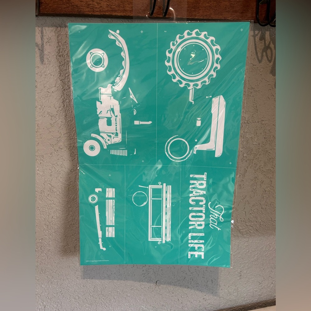 Chalk Couture Tractor Transfer - New